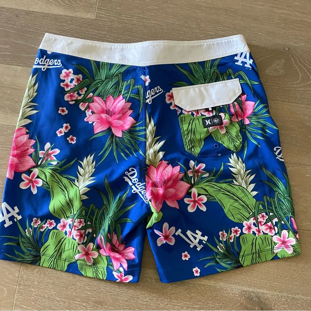 Hurley Phantom Tropics Los Angeles Dodgers MLB Boardshorts 32